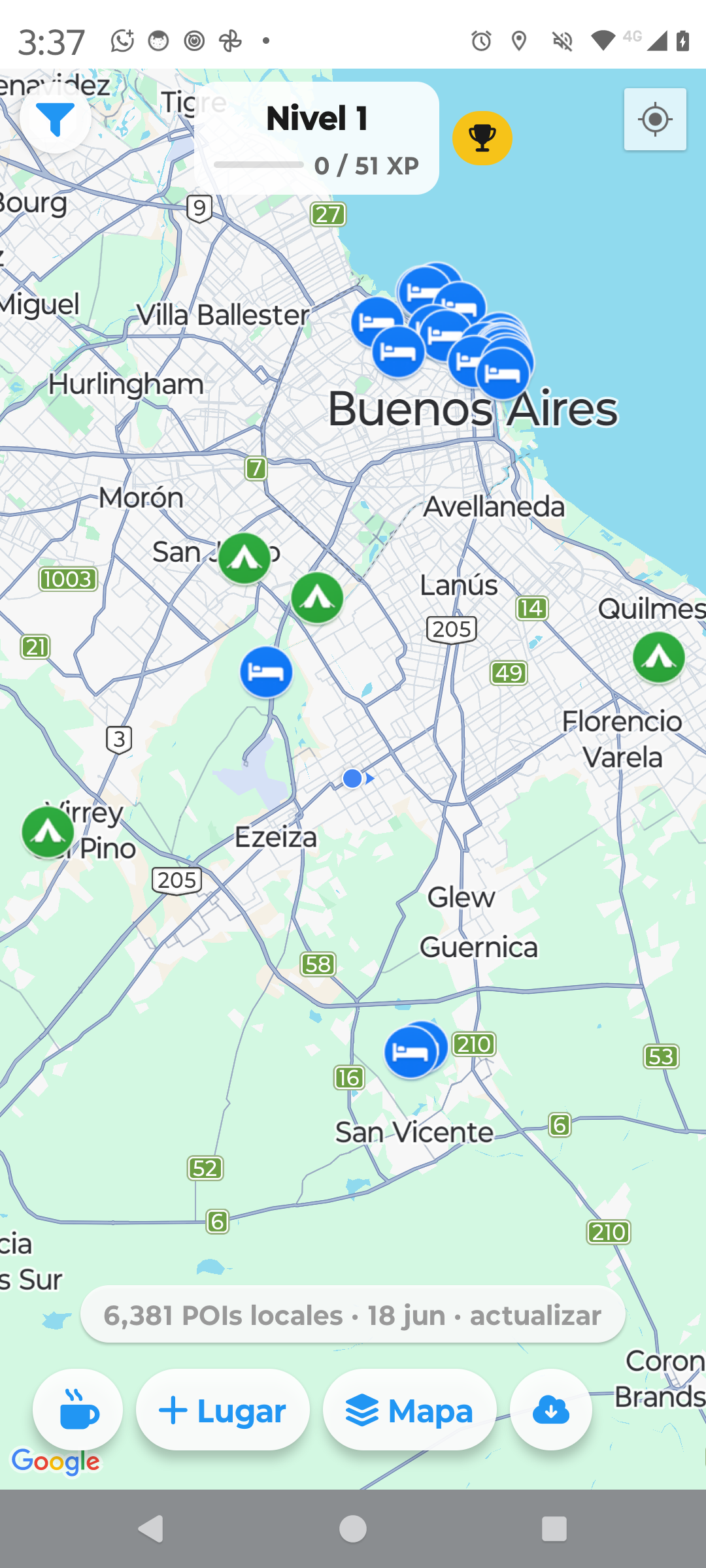 RutaLibre — Mapa con miles de lugares